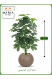 Artificial Jasmine Leaf Plant 105 cm Ð Decorative Indoor Plant with Brown Pot