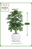 Artificial Jasmine Leaf Plant 105 cm Ð Decorative Indoor Plant with White Pot