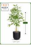 Artificial Bamboo Tree 130 cm Ð Decorative Indoor Plant with Black Pot
