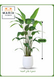 Artificial Bird of Paradise Tree 180 cm Ð Tall Indoor Plant with White Pot