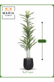 Artificial Areca Palm Tree 210 cm Ð Tall Decorative Plant with Black Pot