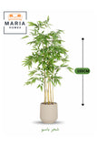 Artificial Bamboo Tree 155 cm Ð Indoor Decorative Plant with Beige Pot for Home & Office