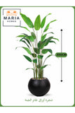 Artificial Bird of Paradise Tree 200 cm Ð Decorative Indoor Plant with Black Pot