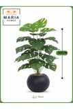 Artificial Monstera Plant 105 cm Ð Decorative Indoor Plant with Black Pot
