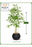 Artificial Bamboo Tree 120 cm Ð Decorative Indoor Plant with Black Pot