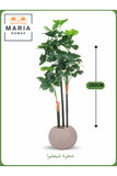Artificial Schefflera Tree 150 cm Ð Decorative Indoor Plant with Beige Pot