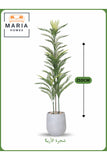 Artificial Areca Palm Tree 210 cm Ð Tall Decorative Plant with Light Gray Pot