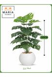 Artificial Monstera Plant 105 cm Ð Decorative Indoor Plant new white Pot