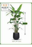 Artificial Bird of Paradise Tree 180 cm Ð Tall Indoor Plant with Black Pot