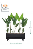 Artificial Bird of Paradise Plant in Black Fiber Pot155cm Tall Indoor Decorative Tree for home decor